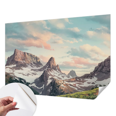 Removable wall mural Mountain panorama