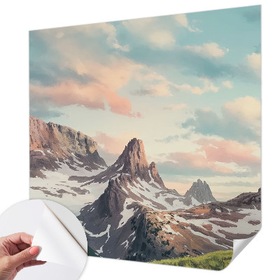 Removable wall mural Mountain panorama
