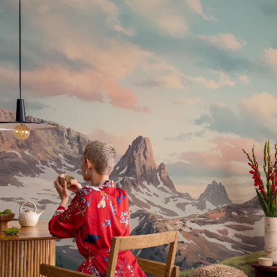 Removable wall mural Mountain panorama