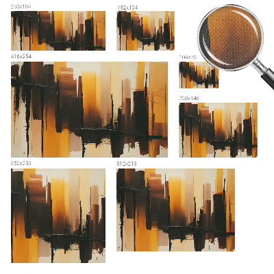 Peel and stick wall mural for kids' room with vertical stripes pattern