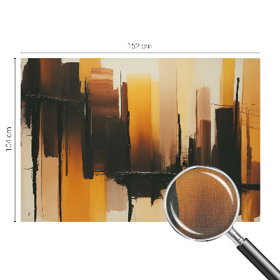 Peel and stick wall mural for kids' room with vertical stripes pattern