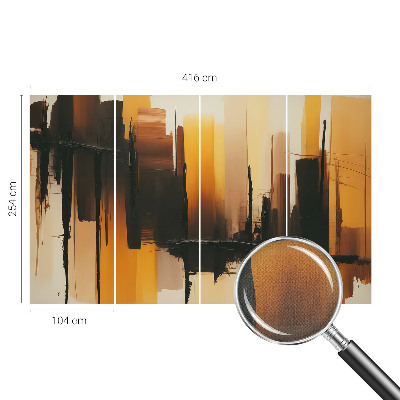 Peel and stick wall mural for kids' room Vertical stripes