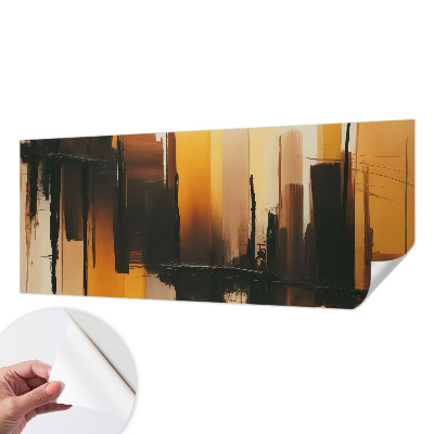 Peel and stick wall mural for kids' room Vertical stripes