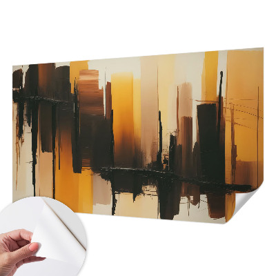 Peel and stick wall mural for kids' room Vertical stripes