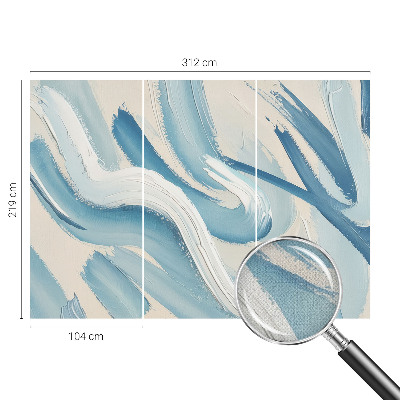 3D photo wallpaper mural Abstract strokes
