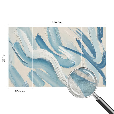 3D photo wallpaper mural Abstract strokes