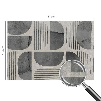 Baby room wall mural Geometric shapes