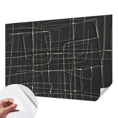 Peel and stick wall mural Abstract lines
