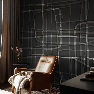 Peel and stick wall mural Abstract lines