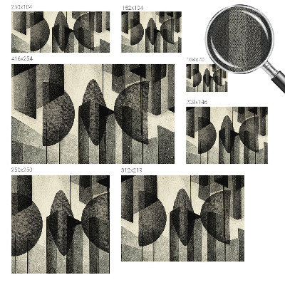 Removable wall mural Geometric shapes