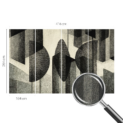 Removable wall mural Geometric shapes