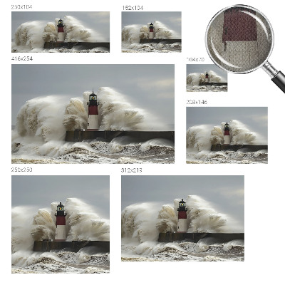 Stick-on wall mural Sea waves