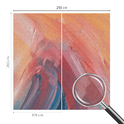 Peel and stick wall mural for kids' room Colorful explosions