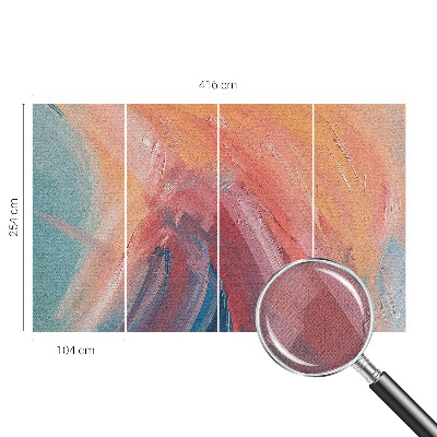 Peel and stick wall mural for kids' room Colorful explosions
