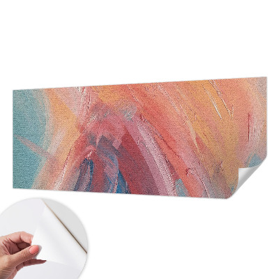 Peel and stick wall mural for kids' room Colorful explosions