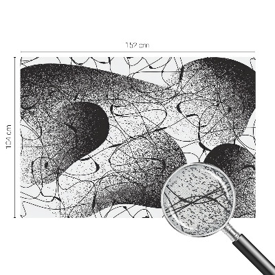 3D photo wallpaper mural with an abstract pattern