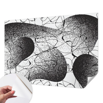 3D photo wallpaper mural with an abstract pattern