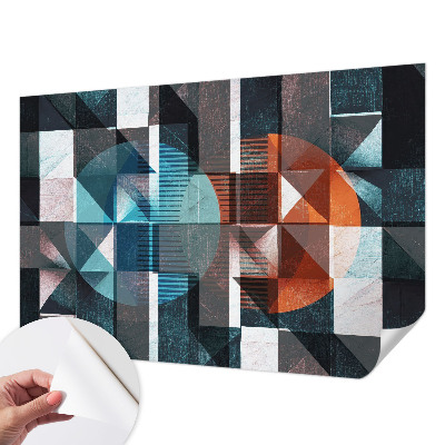 Baby room wall mural Abstract forms