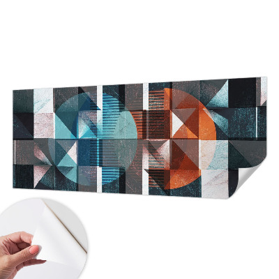 Baby room wall mural Abstract forms