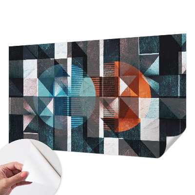 Baby room wall mural Abstract forms