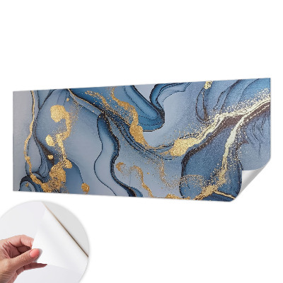 Children's wall mural Blue waves