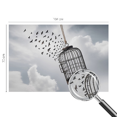 Self-adhesive wall mural Flying birds