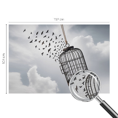 Self-adhesive wall mural Flying birds