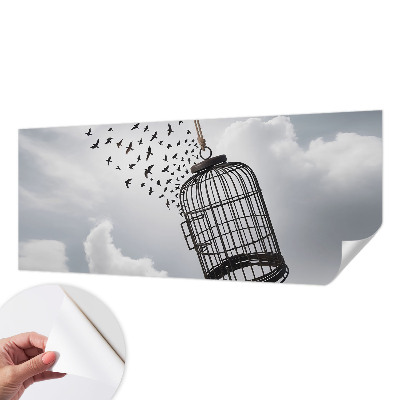 Self-adhesive wall mural Flying birds