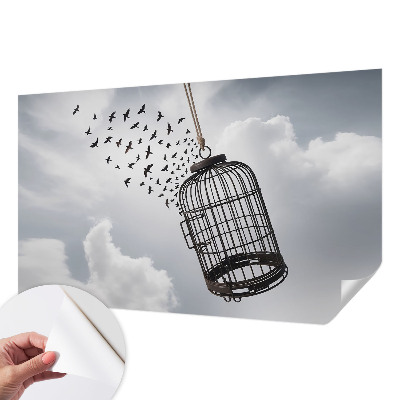Self-adhesive wall mural Flying birds