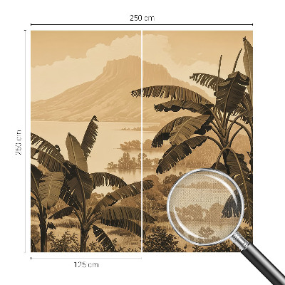 Stick-on wall mural Tropical panorama