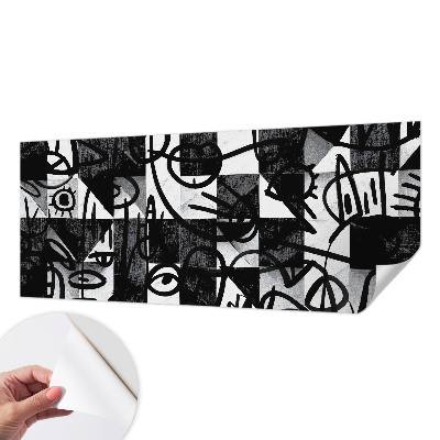 Stick-on wall mural Drawing chaos