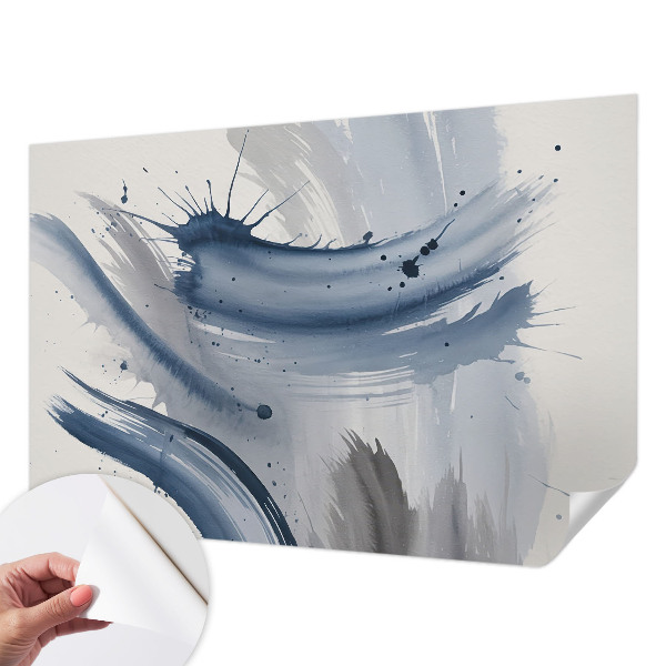 3D wall mural Artistic strokes