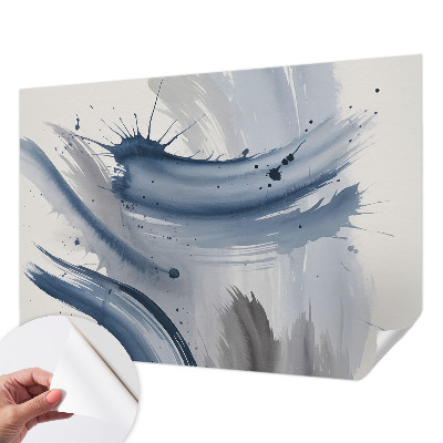 3D wall mural Artistic strokes