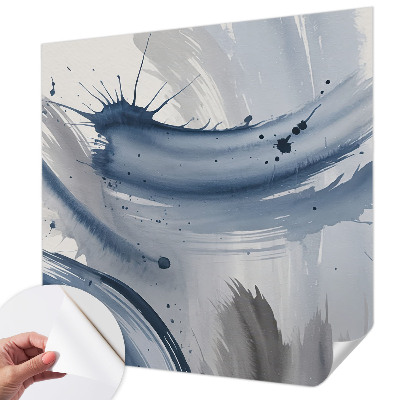 3D wall mural Artistic strokes