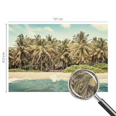 Nursery wall mural Tropical beach