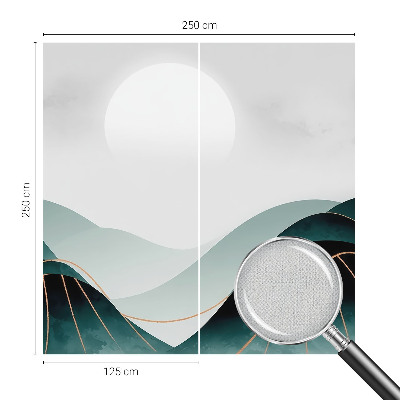 Self-adhesive wall mural featuring the artwork 
