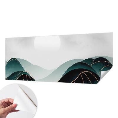 Self-adhesive wall mural featuring the artwork 