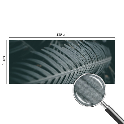 Children's wall mural Green leaf