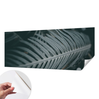 Children's wall mural Green leaf