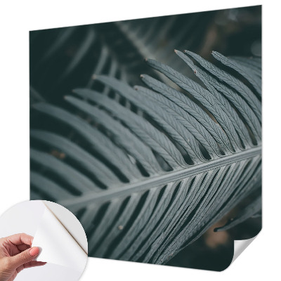 Children's wall mural Green leaf