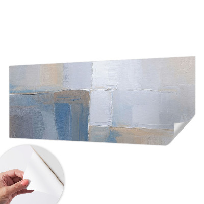 Baby room wall mural with a harmonious abstract design