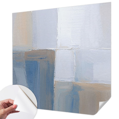 Baby room wall mural with a harmonious abstract design