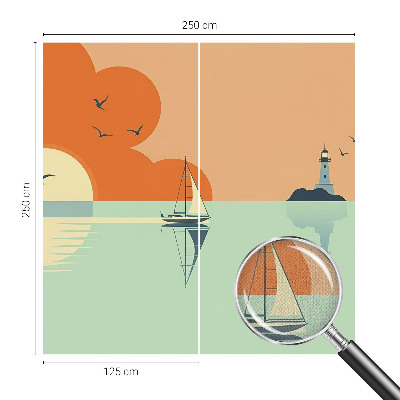 Peel and stick wallpaper mural Sea delight