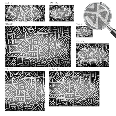 Self-adhesive photo wallpaper Geometric maze