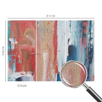 Stick-on wall mural Colorful abstractions