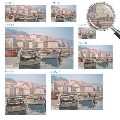 Removable wall mural Seaside haven