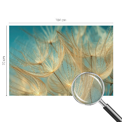 Removable wall mural wallpaper Ethereal dandelions
