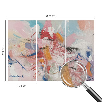 3D photo wallpaper mural Harmonious abstraction