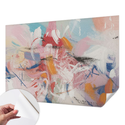 3D photo wallpaper mural with a harmonious abstract design