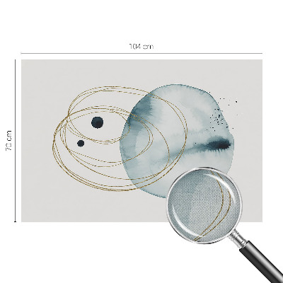 Removable wall mural wallpaper Abstract connection